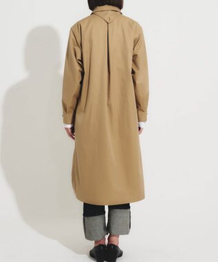 muuc 花粉シールドコート〈国産・綿100%天然素材〉〈ユニセックス・大きいサイズあり〉〈3シーズン〉〈モダンなコクーンシルエット〉 ベージュ