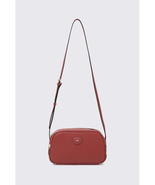 DAKS URBANカウレザー2WAYショルダーバッグ レッド