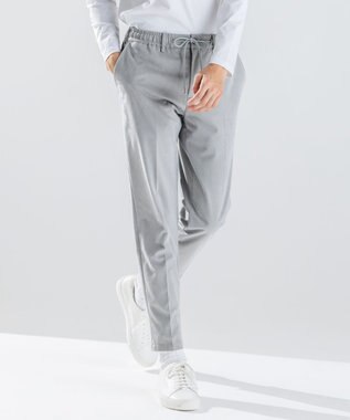 JOSEPH HOMME 【新素材】スムーススエードストレッチ　ドロスト付テーパードパンツ / PEGG CONVERTIBLE ライトグレー系