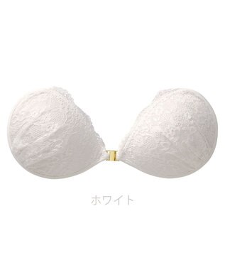 BRADELIS New York 【NuBra / ボリュームアップ】パテッドヌーブラ  リタ ブラ特有の締めつけがないストレスフリーブラ ホワイト