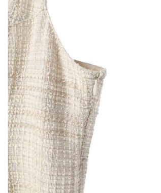 earth music&ecology ツイードワンピース（ｃｈｅｃｋ） Ivory