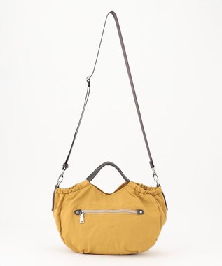 Y'SACCS 【Y’SACCS vous et】サイドギャザー2WAYトート Sサイズ マスタード