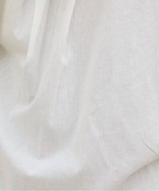 WEGO 【ANGIE VINTAGE】キャンブリックボイルオーバー半袖シャツ オフホワイト