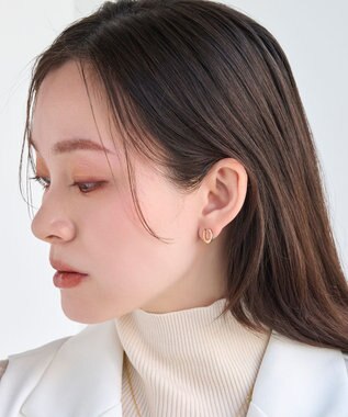 Phoebe 【痛くないシリーズ】ハンサムホースシューライトフィットイヤリング/馬蹄/蹄鉄 ゴールド