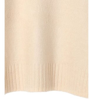 earth music&ecology 袖ボタンニットプルオーバー Ecru