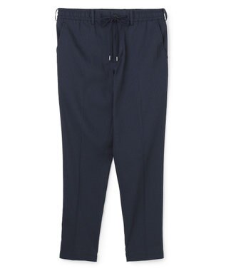 JOSEPH HOMME 【新素材 / セットアップ対応】ドットエアーサッカー ドロスト付テーパードパンツ / PEGG CONVERTIBLE ネイビー系
