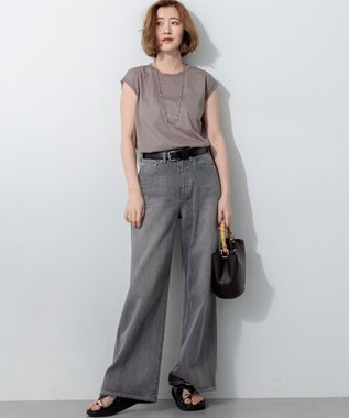 23区 【好評につき追加/Oggi6月号掲載】ガラスフェザー ベルト ゴールド系