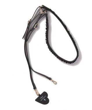 LANVIN en Bleu フリル スマホストラップ ブラック