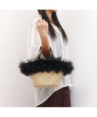 UNBILLION カカトゥ kakatoo / チュールフリンジカゴバッグ