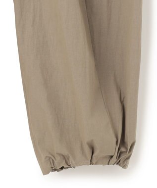 23区 【先行予約/SLOW/一部店舗限定】コットンナイロンタイプライター ワイドカーブ バギー パンツ カーキ