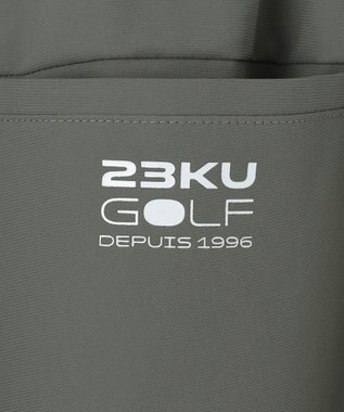 23区GOLF 【WOMEN】【接触冷感/UVケア/ストレッチ】タック テーパードパンツ カーキ系