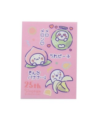 Mother garden しろたん どこでも一緒しろたんステッカー 3枚セット 《ダジャレフルーツ/ダジャレ食べ物/ダジャレしろたん》 3枚セット