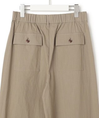 23区 【先行予約/SLOW/一部店舗限定】コットンナイロンタイプライター ワイドカーブ バギー パンツ カーキ