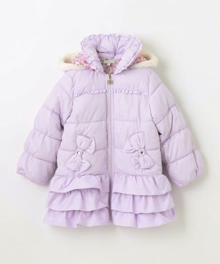 ANY KIDS 【洗濯機OK】中綿プリンセスコート ラベンダー
