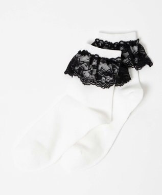 WEGO レースソックス ホワイトその他