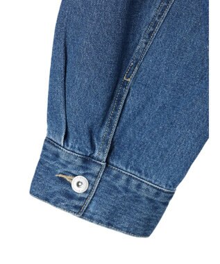 earth music&ecology ノーカラーＧジャン Medium Indigo