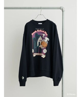 Green Parks Villains／袖口りんご裏毛プルオーバー Black