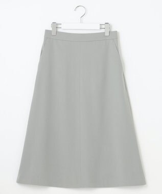 自由区 【XSサイズ～/洗える】ダブルフェイススーティング セミフレアスカート セージ