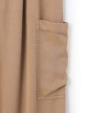 23区 L 【SLOW/一部店舗限定】ガーメントツイル ワイドタック パンツ ベージュ系