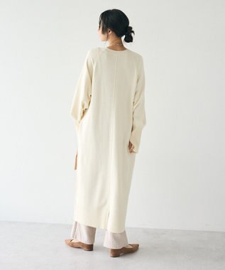 CRAFT STANDARD BOUTIQUE 洗える/とてもちニットワンピース Ivory