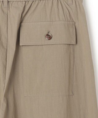 23区 【先行予約/SLOW/一部店舗限定】コットンナイロンタイプライター ワイドカーブ バギー パンツ カーキ