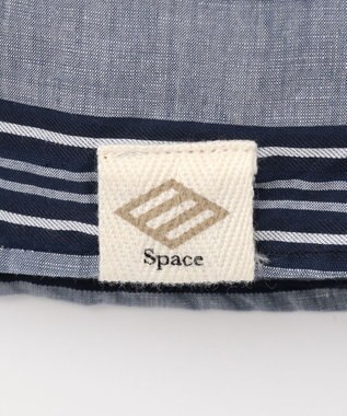 JOSEPH ABBOUD MOUNTAIN 【SPACE／UNISEX】七分袖 ランダムボーダー シャツ ネイビー系2