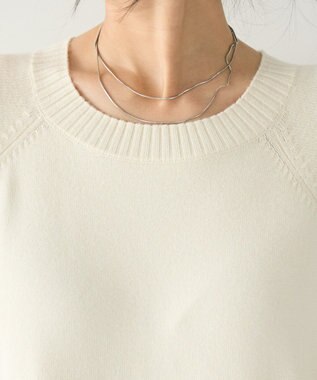 CRAFT STANDARD BOUTIQUE 洗える/とてもちニットワンピース Ivory