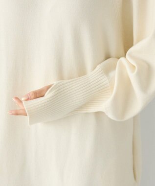 CRAFT STANDARD BOUTIQUE 洗える/とてもちニットワンピース Ivory