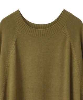 CRAFT STANDARD BOUTIQUE 洗える/とてもちニットワンピース Khaki