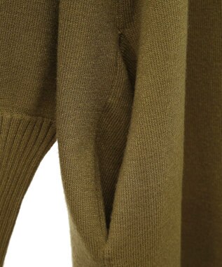 CRAFT STANDARD BOUTIQUE 洗える/とてもちニットワンピース Khaki