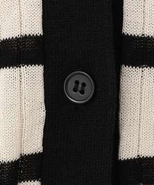 ANY 【UVケア】ミドルレングス カーディガン オフ×ブラック