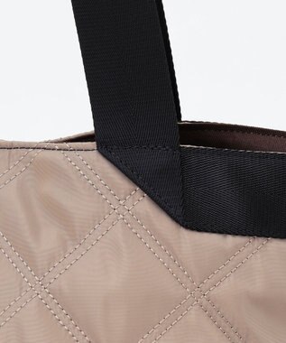 ANY ダブルキルティングトートバッグ モカ