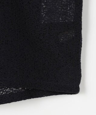 自由区 テクスチャージャージーレーシー カーディガン ネイビー