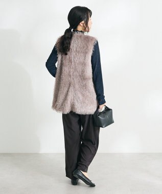 CRAFT STANDARD BOUTIQUE 配色パイピングパンツ Black