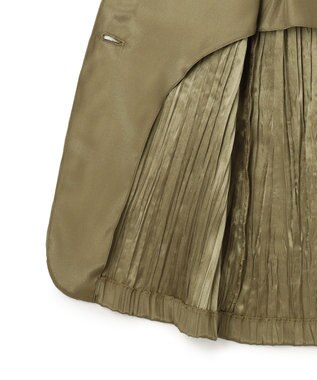 uncrave マシーンプリーツ ジレ カーキベージュ