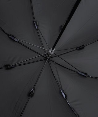 MOONBAT 【ランバン オン ブルー（LANVIN en Bleu）】晴雨兼用日傘　ドットストライプ スカイブルー