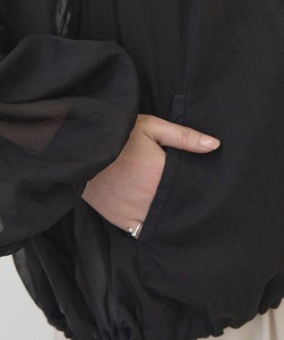 AMERICAN HOLIC シアーリップストップブルゾン Black