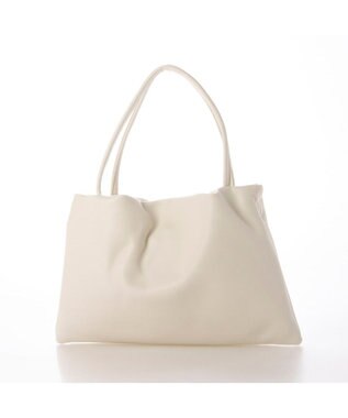 UNBILLION カシュカシュ cachecache / タック入り2wayショルダー ホワイト