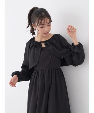 earth music&ecology ラッフルボレロ Black