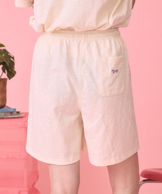 AMERICAN HOLIC 【PENNEY'S】配色ポロ+ショートパンツ Ivory