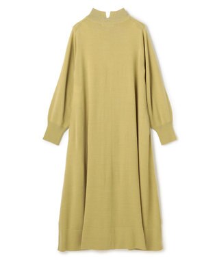 UNFILO L フレア ニットワンピース ピスタチオ