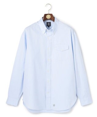 J.PRESS MEN 【J.PRESS ORIGINALS】【UNISEX】Pin Oxford Shirt / B.D. / Baggy-Fit サックスブルー系