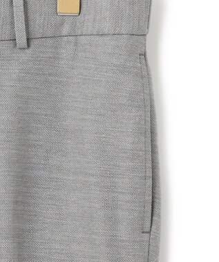 J.PRESS MEN プールに浮いているような快適な着心地【ストレッチ / 洗える / 吸水速乾/ 接触冷感】【J.PRESS-POOL WOOL】ジャージーセットアップ スラックス ライトグレー系