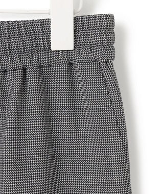 ICB 【UVカット・洗える】ウール2WAYストレッチ ドロストパンツ 無地柄系