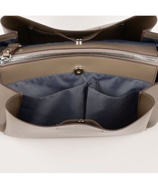 LA BAGAGERIE シンプルショルダーバッグ グレー