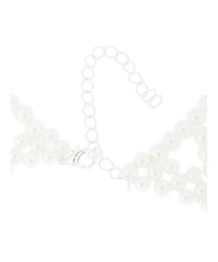 Green Parks ・ＨＡＬＦ　ＴＩＭＥ　パールカラーネックレスＢ White