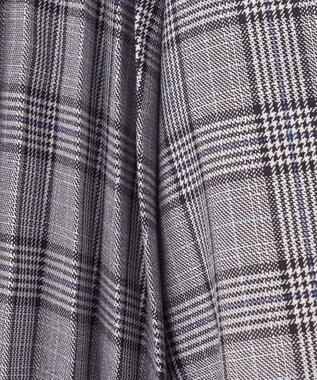 組曲 KIDS 【150-170㎝】サイドプリーツチェック スカート グレー系5