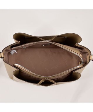 LA BAGAGERIE シンプルショルダーバッグ ライトベージュ