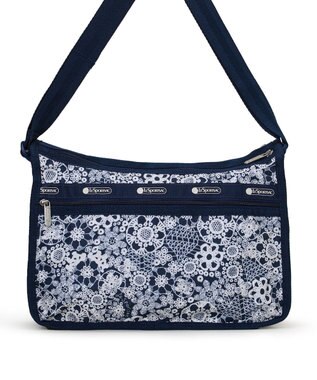 LeSportsac DELUXE EVERYDAY BAG/フローラルレースネイビー フローラルレースネイビー