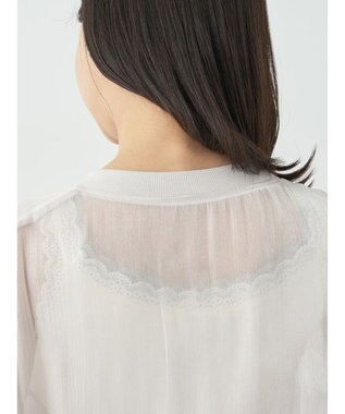 earth music&ecology シアーラメカーディガン Beige